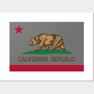 California Republic Bear Posters and Art